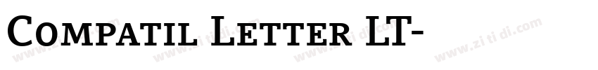 Compatil Letter LT字体转换